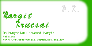 margit krucsai business card